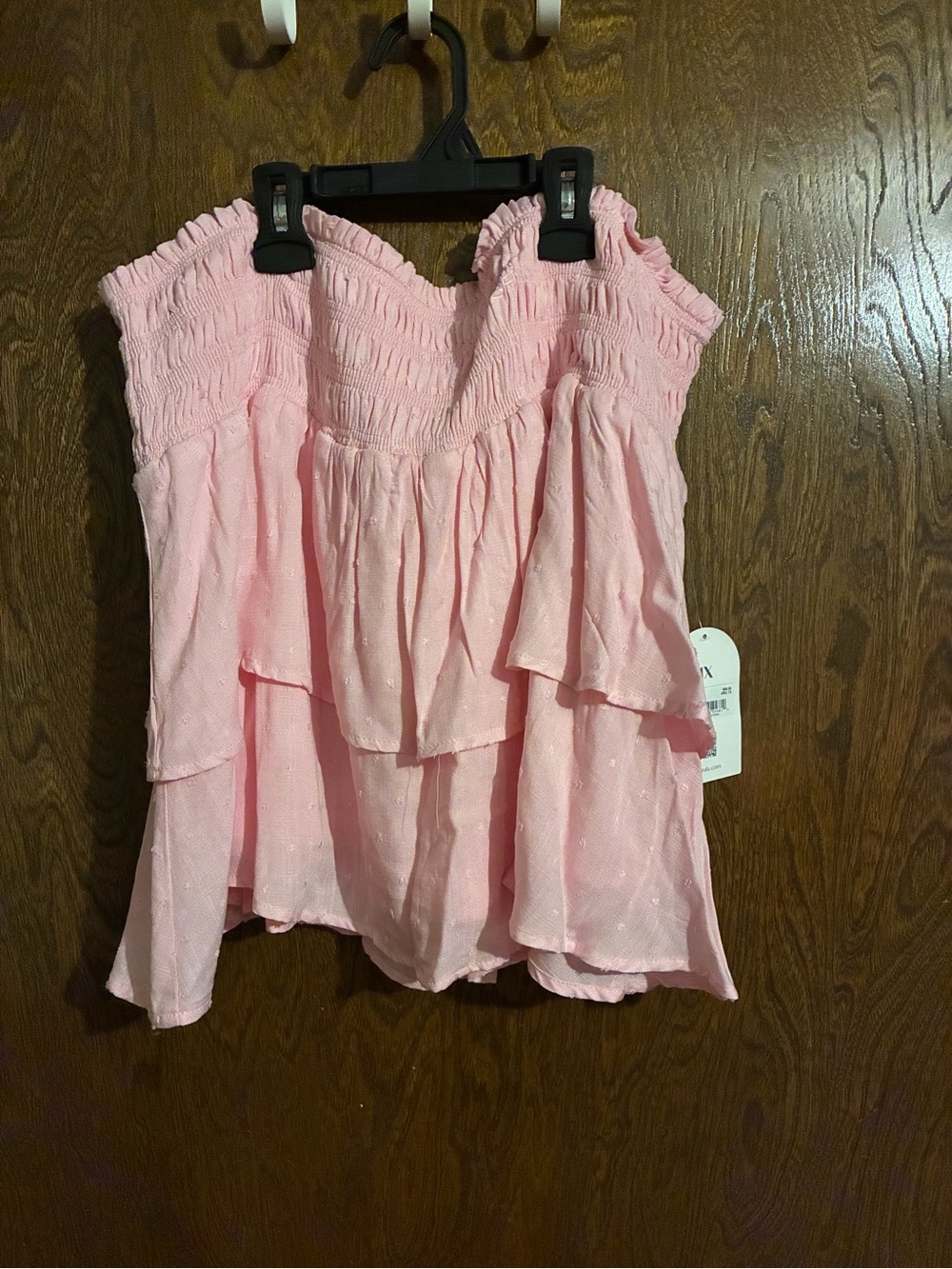 ARULA Pink Layered Ruffled Women Skort
